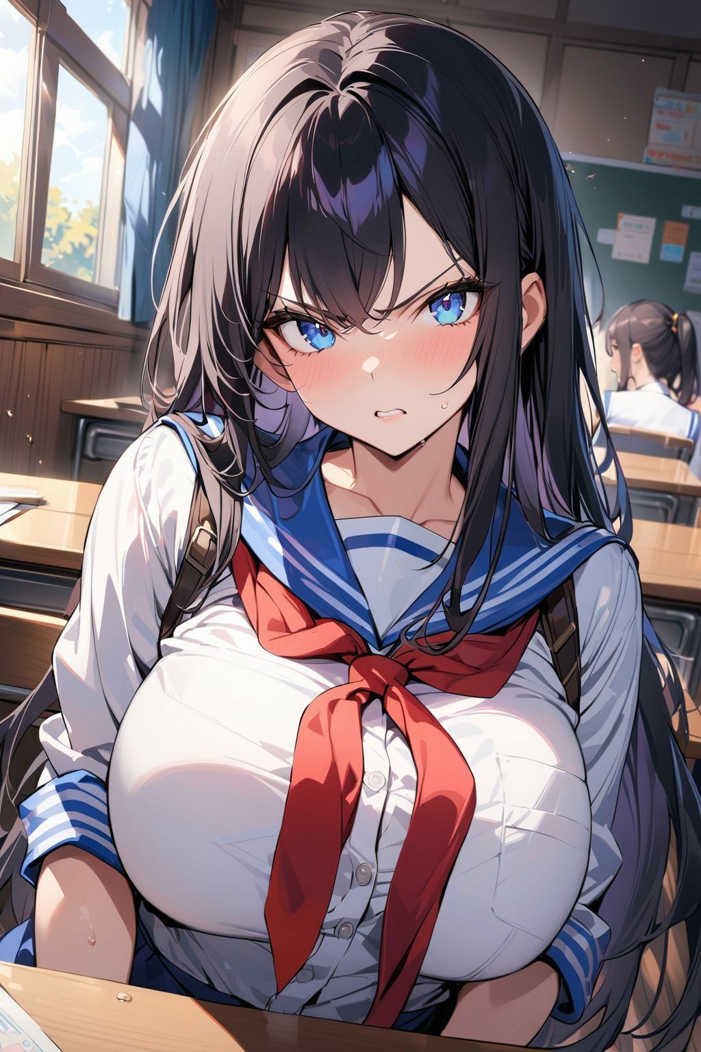 サンプル画像1:弱みを握られた風紀委員会は僕の支配下(肉欲の園) [d_366579]