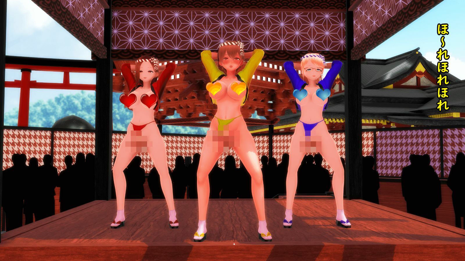 サンプル画像3:【ふたなり淫語】ふんどし巫女様のチンプラ参拝射精（応援版）(JOKERのアトリエ) [d_366626]