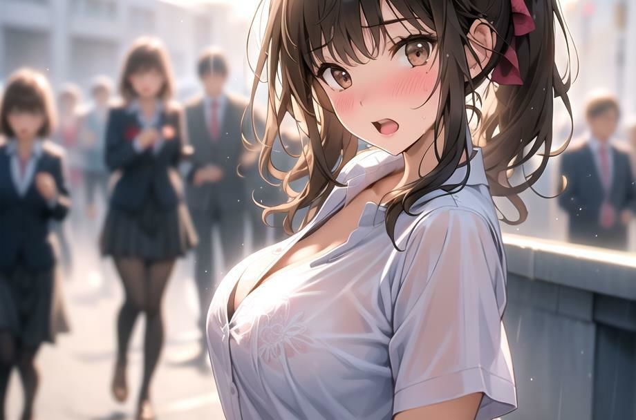 サンプル画像3:【明日も雨が降りますように・・】 きっかけは雨だった 透けたシャツ・・うるんだ瞳 僕らに言葉はもう必要なかった ＃3(イラストえちえち) [d_366636]