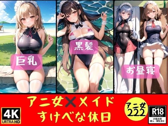 【アニ女メイド】すけべな休日オフショット222発 | 爽やか処理済み痛快空間