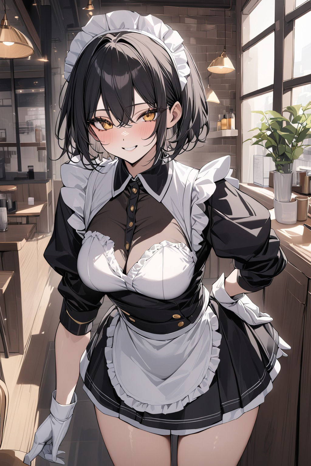 サンプル画像3:メイド中出し5コマ(事務びーむ) [d_366678]