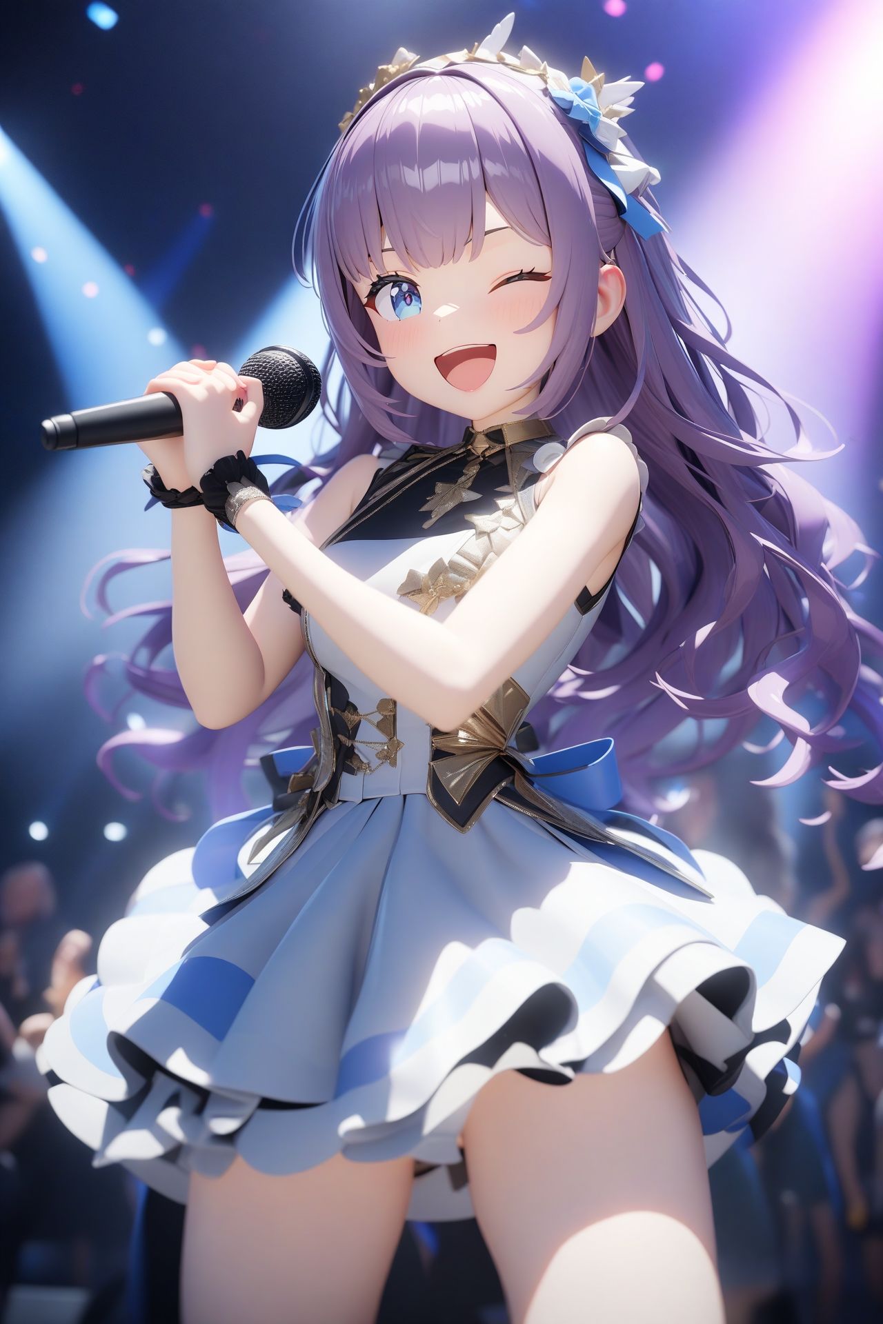 サンプル画像1:観客参加型アイドルライブ(ハートパイン) [d_366690]