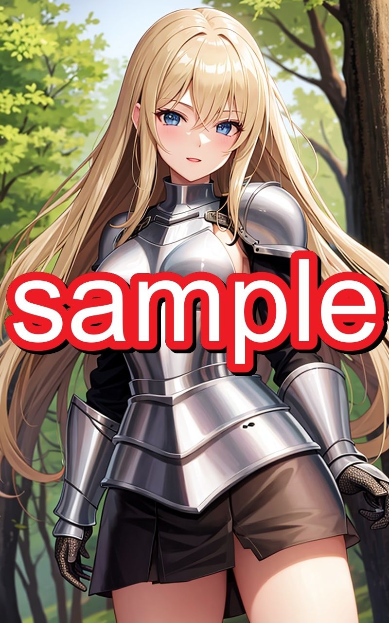 サンプル画像1:美人騎士のえちえちイラスト集(うにのてりやき) [d_366695]