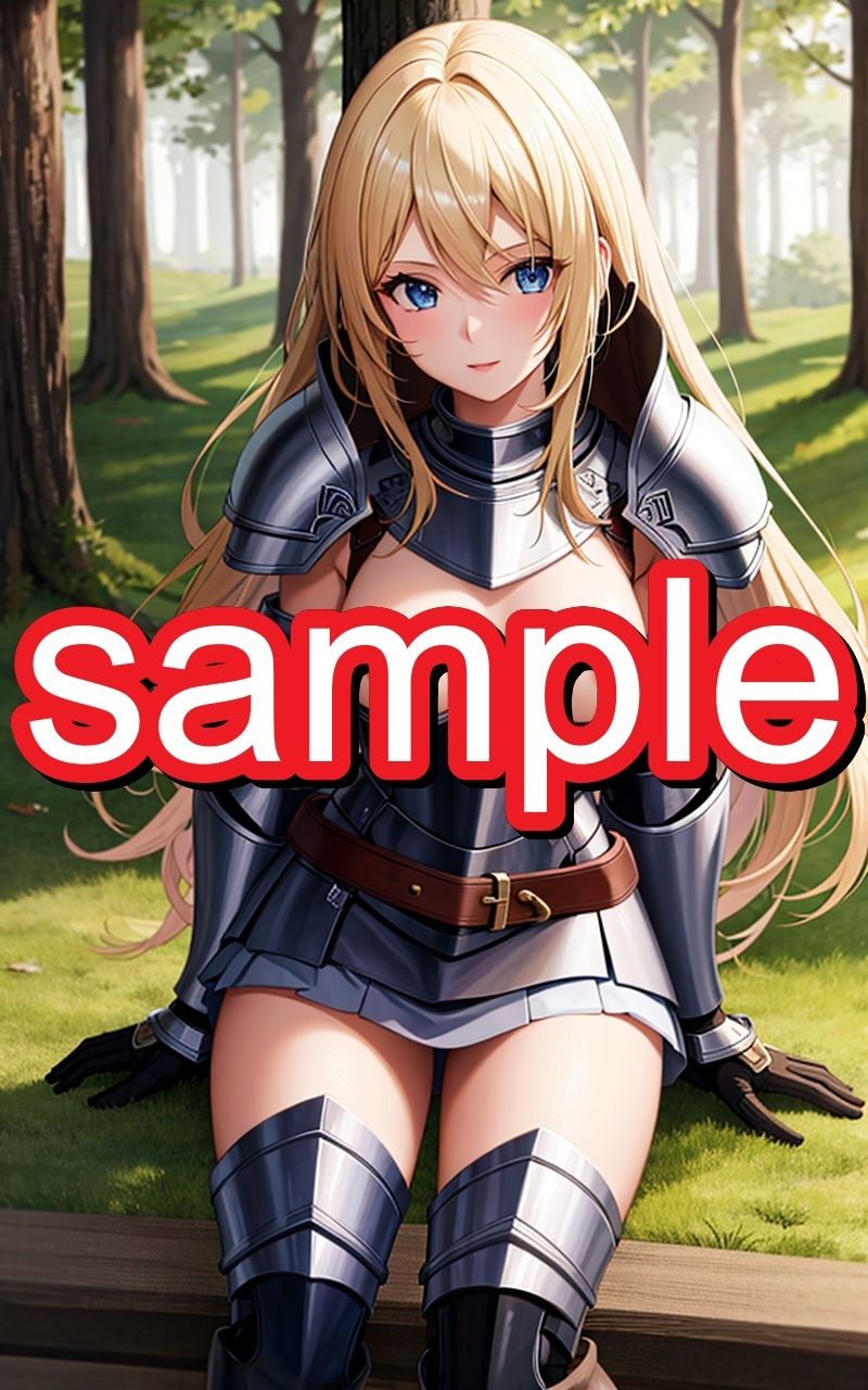 サンプル画像2:美人騎士のえちえちイラスト集(うにのてりやき) [d_366695]