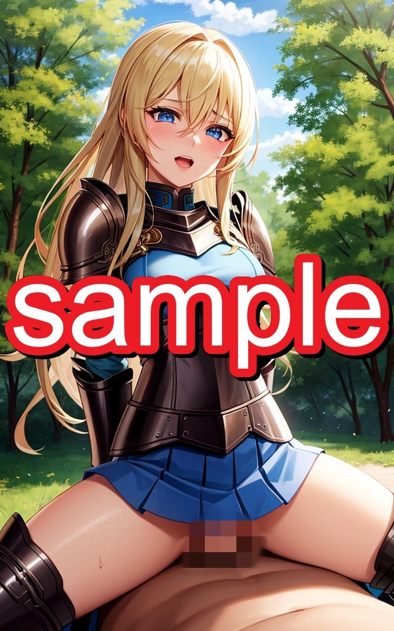 サンプル画像5:美人騎士のえちえちイラスト集(うにのてりやき) [d_366695]