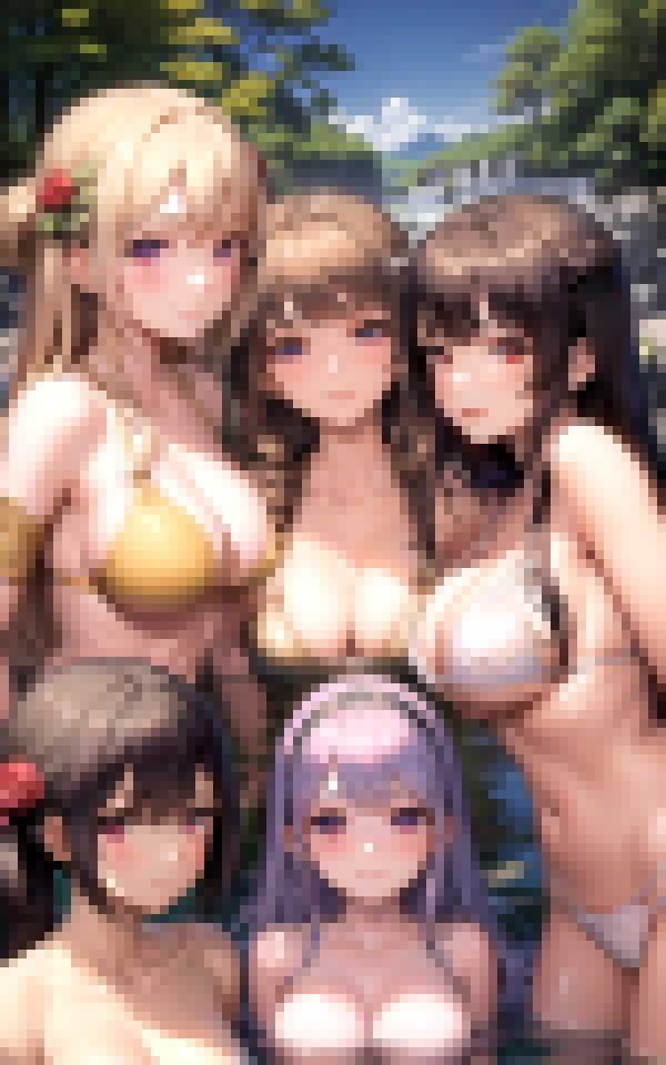 サンプル画像6:混浴温泉でモテモテ有頂天(ero04) [d_366772]