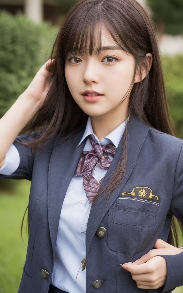 サンプル画像1:理性崩壊 女子校生編【AIヌードグラビア写真集】(AIパラダイス出版) [d_366781]