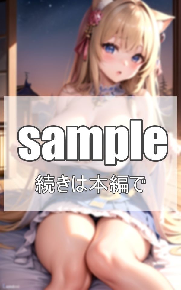 サンプル画像1:淫らに乱れる幻想少女(深淵AI秘宝館) [d_366929]