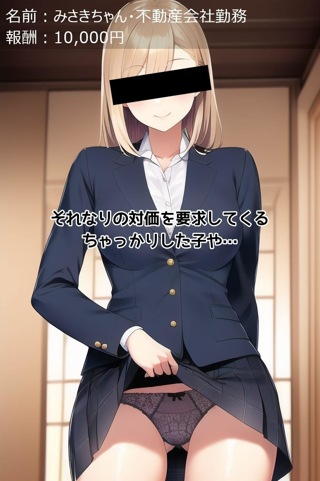 サンプル画像3:いくらでパンツ撮らせてくれますか？(酷使夢想) [d_367024]