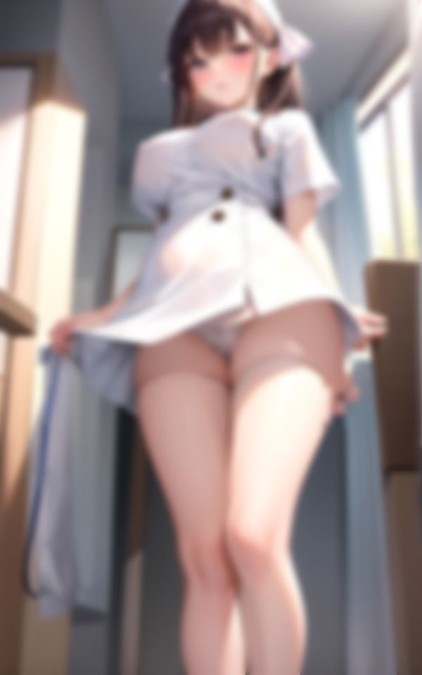 サンプル画像1:新人ナースのパンチラ盗撮撮影記録集86枚(かなえAI) [d_367056]