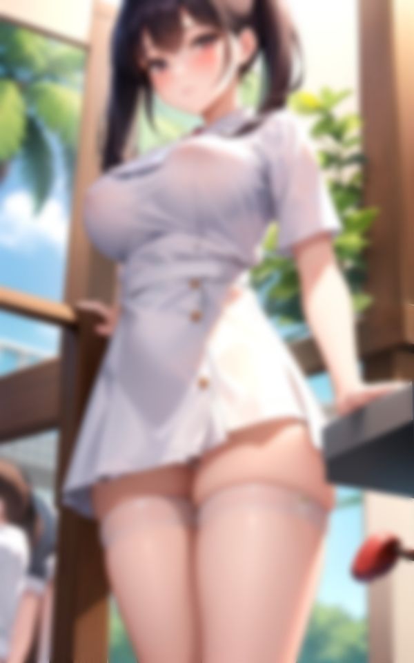 サンプル画像2:新人ナースのパンチラ盗撮撮影記録集86枚(かなえAI) [d_367056]