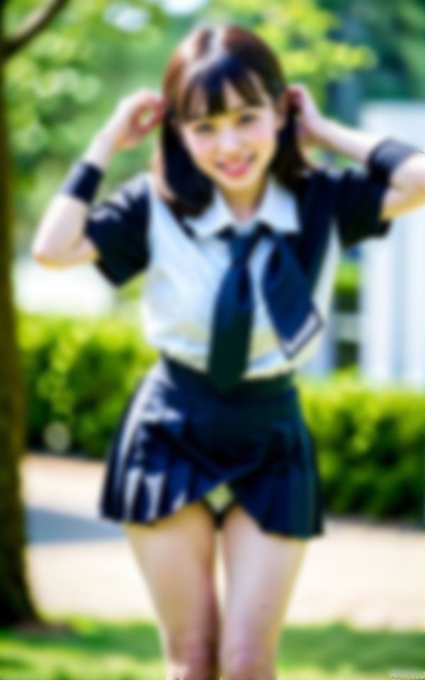 サンプル画像3:パパ活にハマったお嬢様がHな露出写真でお小遣い稼ぎ(あくあAI) [d_367058]