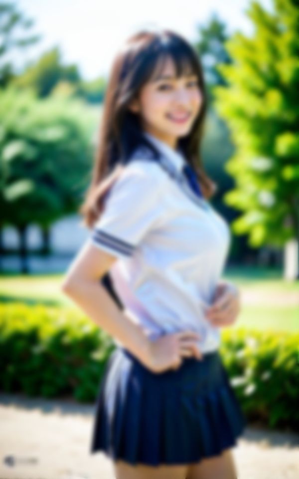 サンプル画像4:パパ活にハマったお嬢様がHな露出写真でお小遣い稼ぎ(あくあAI) [d_367058]