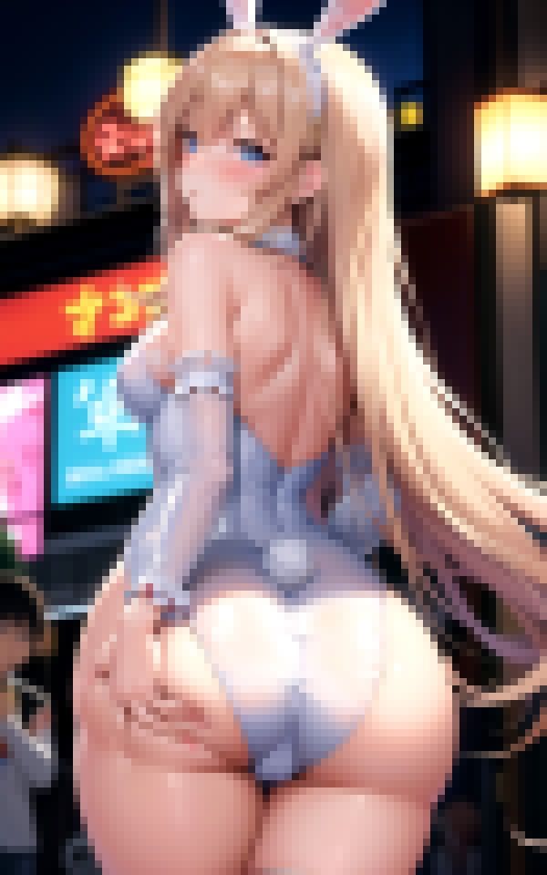 サンプル画像1:徘徊桃尻露出バニーちゃん？(ファンタジーフレームズフォージ) [d_367073]