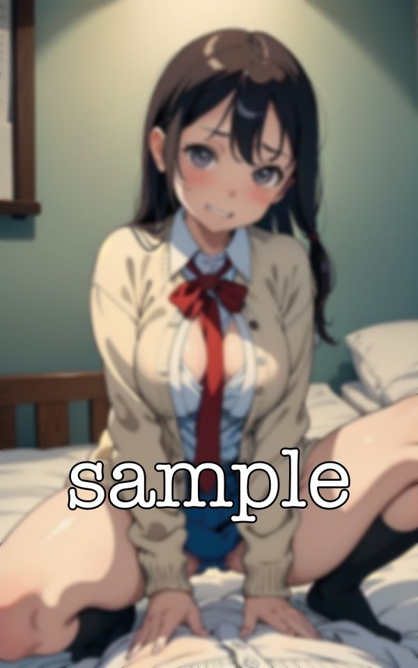 サンプル画像3:制服ロリ巨乳が先生とちょめちょめ〜放課後に開脚で騎乗位を懇願する痴女ロリ〜(どえろもん) [d_367106]