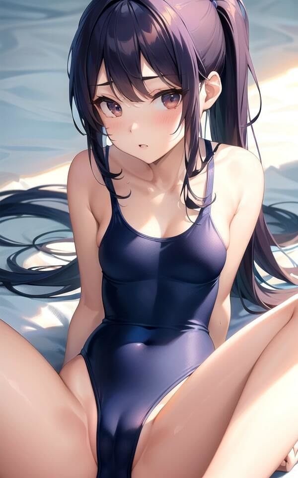 サンプル画像1:スクール水着の美少女たち3(AI美女まとめ) [d_367176]