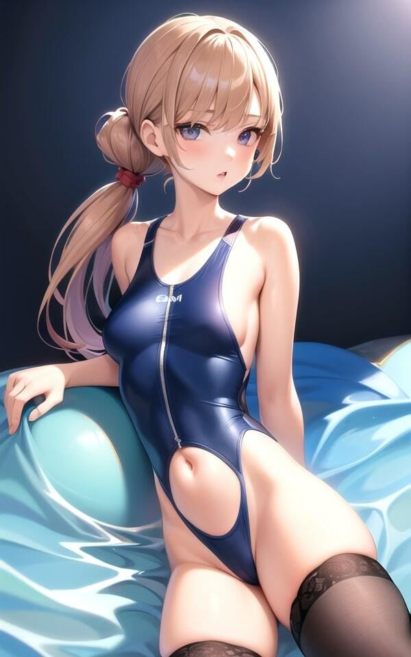 サンプル画像2:スクール水着の美少女たち3(AI美女まとめ) [d_367176]