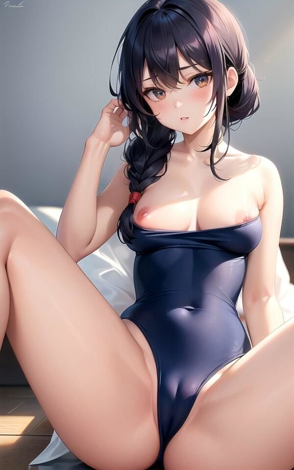 サンプル画像2:スクール水着の美少女たち4(AIrobo) [d_367182]