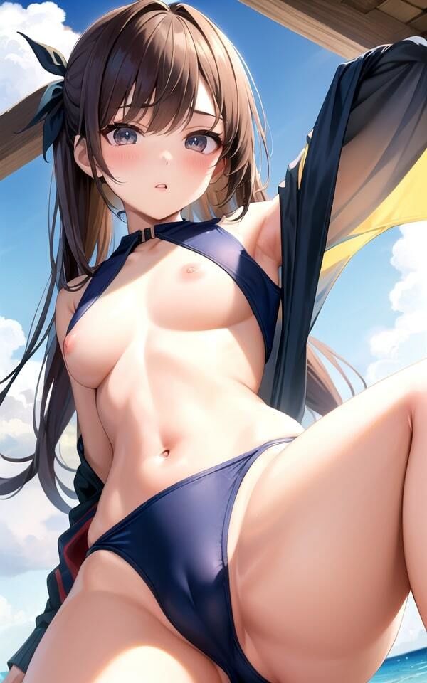 サンプル画像3:スクール水着の美少女たち4(AIrobo) [d_367182]