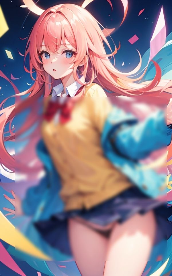 サンプル画像3:ちょっと派手すぎたかな 〜淫乱少女の日常〜(妄想マニア) [d_367281]