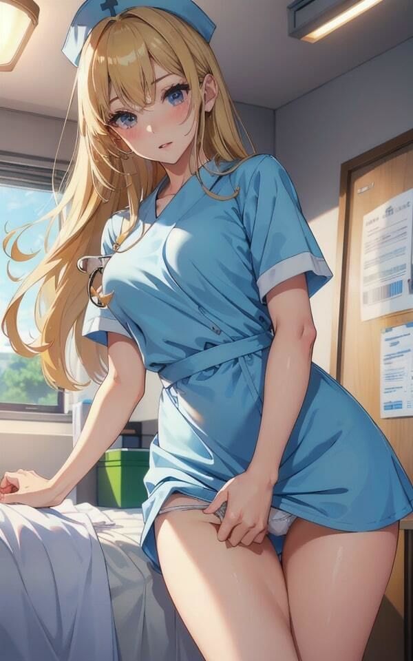 サンプル画像5:検診 若いナースのえっちなイタズラ 75P収録(妄想ギャル) [d_367291]