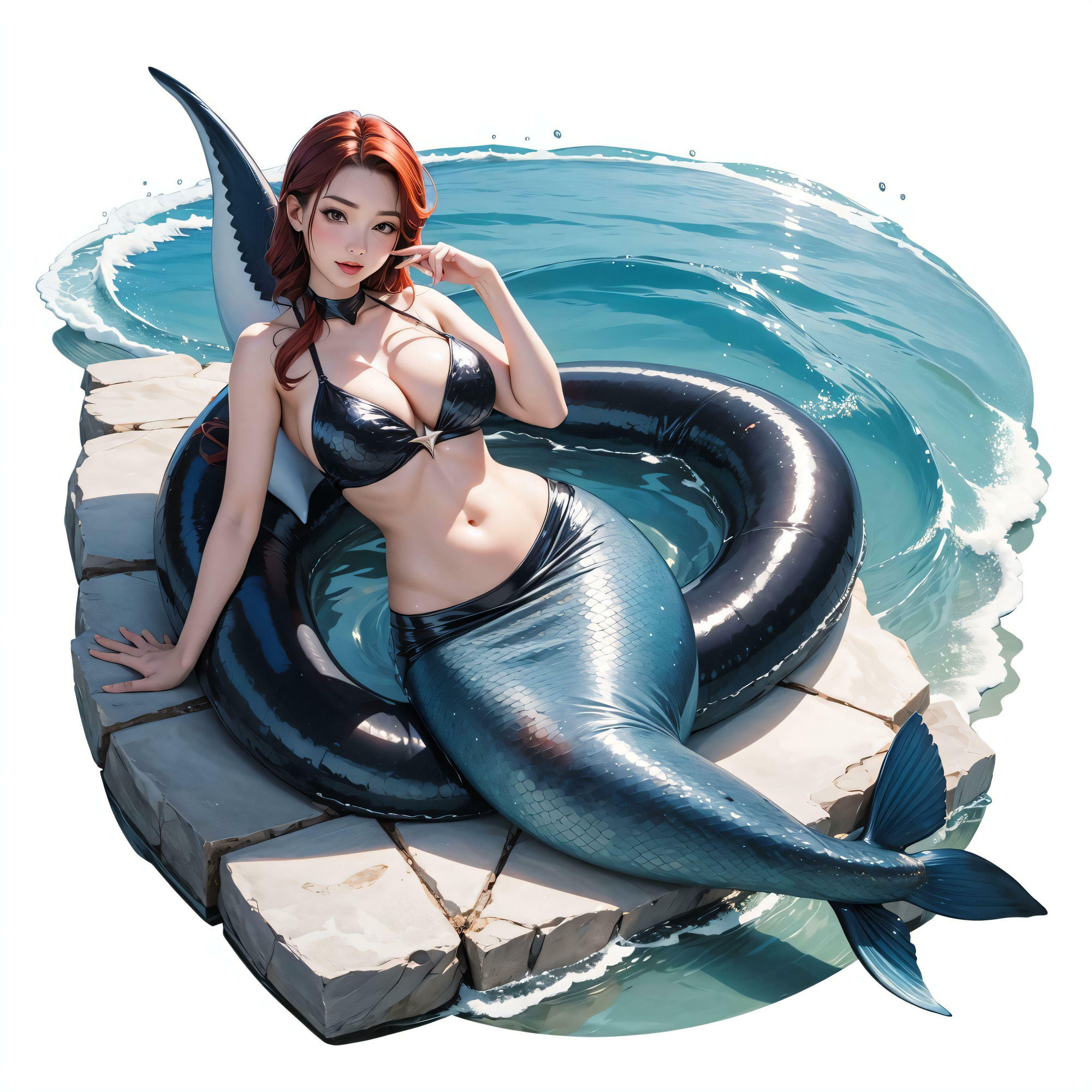 サンプル画像4:マーメイドおっぱい(ふしぎなびんのなか) [d_367293]