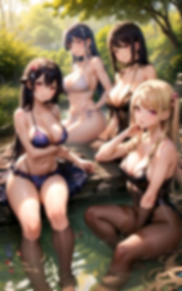 サンプル画像6:淫乱美女たちが集まるハーレム温泉天国に潜入してみたら…。(美人AIラボ) [d_367440]