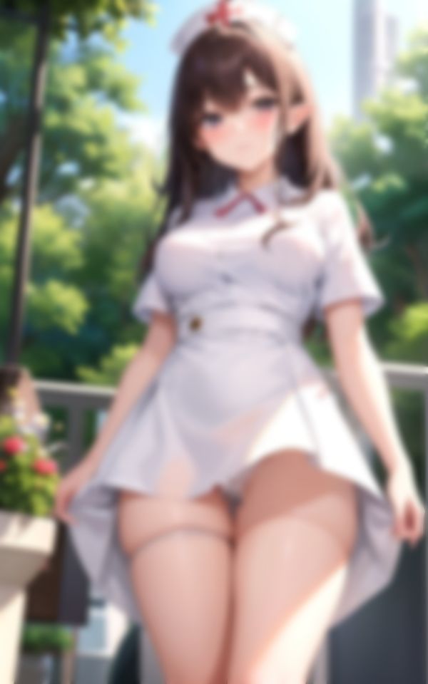 サンプル画像1:天然新人看護婦にお願いしたら速攻でパンツ見せてくれた件について。(AIハッピー) [d_367445]