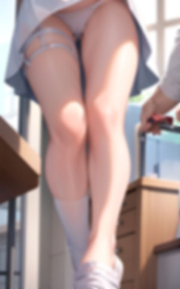 サンプル画像4:天然新人看護婦にお願いしたら速攻でパンツ見せてくれた件について。(AIハッピー) [d_367445]