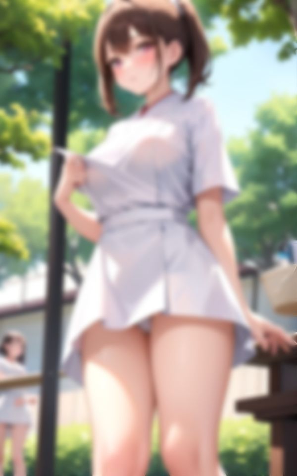 サンプル画像4:恵体すぎる新人ナースのパンツを撮影した写真集80枚(カザハナAI) [d_367446]