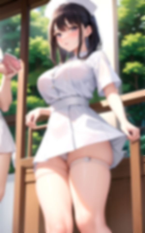 サンプル画像6:恵体すぎる新人ナースのパンツを撮影した写真集80枚(カザハナAI) [d_367446]