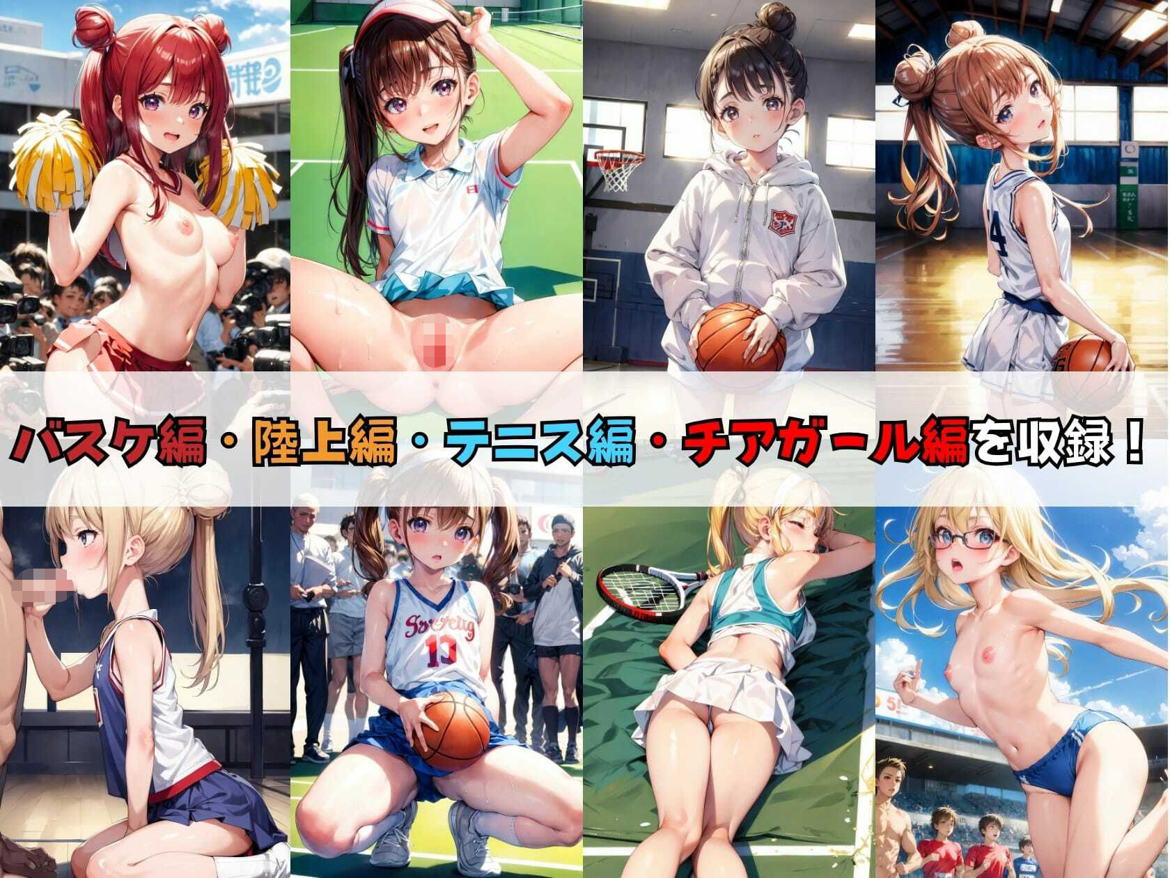 サンプル画像3:少女たちのエッチな部活動【4種目前編】(スクールパラダイス) [d_367449]