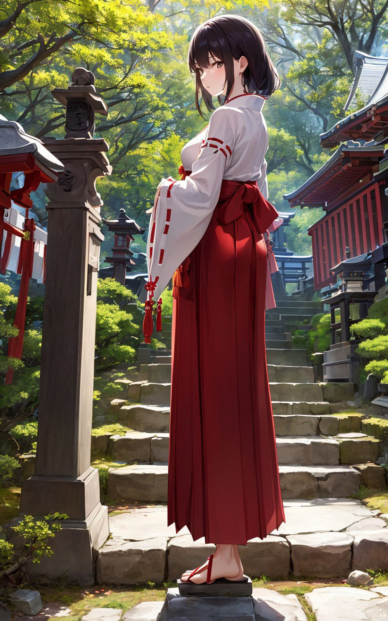 サンプル画像1:淫乱 掟破りの巫女たち ご祈祷しちゃいます！(ますたーど) [d_367537]