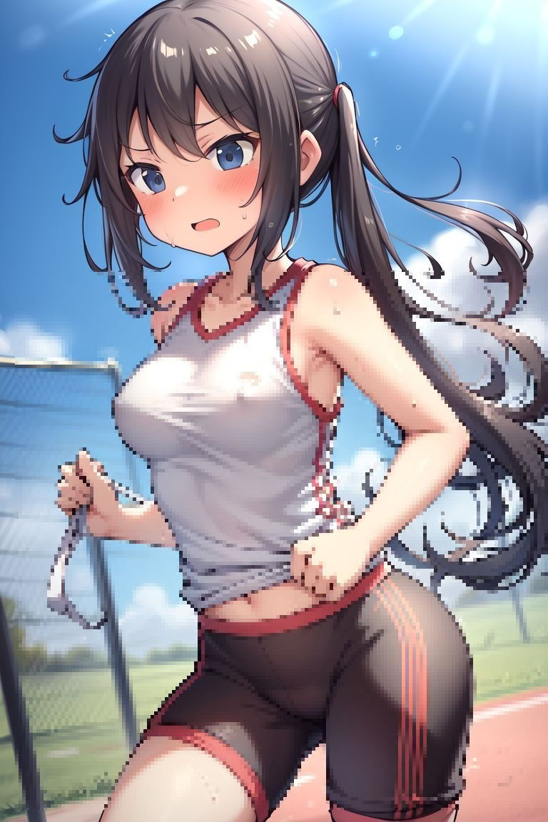 サンプル画像1:ジョギング美少女と公衆トイレでセックス！(やらシコ) [d_367544]