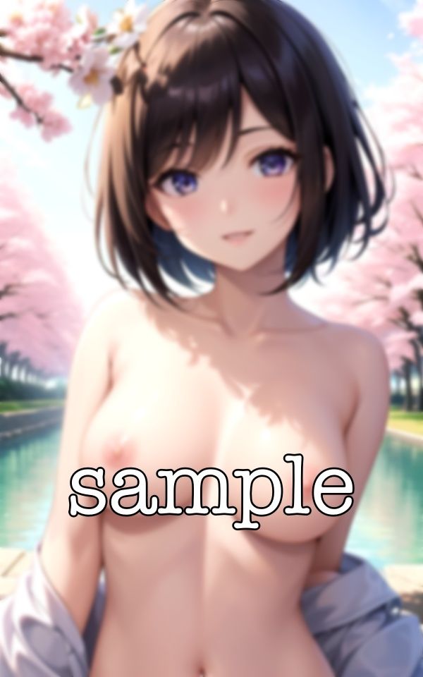 サンプル画像6:ロリと桜の下で花見スペシャル！出会った美少女大学生を全裸で露出させる・・・(セクシーダイナマイト企画) [d_367601]