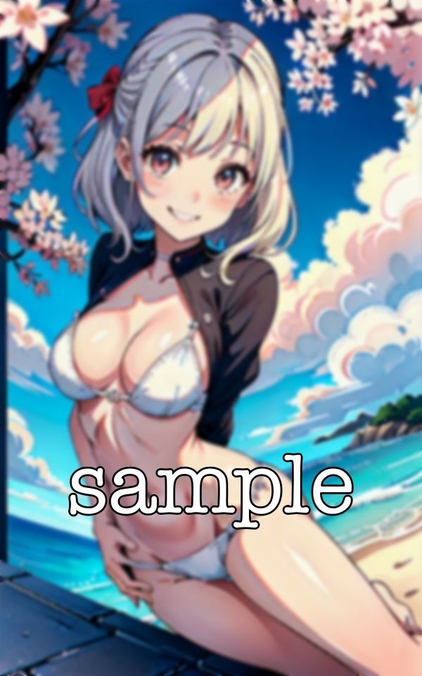 サンプル画像5:花見100連発！某A学園の美女を集めてビキニ全裸に花見特集(根暗のよりどころ) [d_367610]