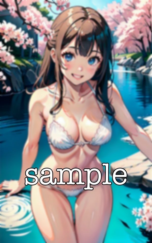 サンプル画像6:花見100連発！某A学園の美女を集めてビキニ全裸に花見特集(根暗のよりどころ) [d_367610]