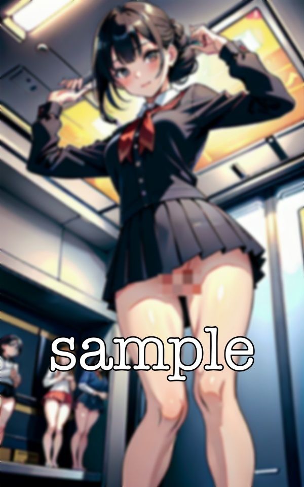 サンプル画像1:キャビンアテンダントの副業〜CAの仕事だけでは物足りず・・・パンチラしてしまう〜(レッドドラゴン企画) [d_367611]