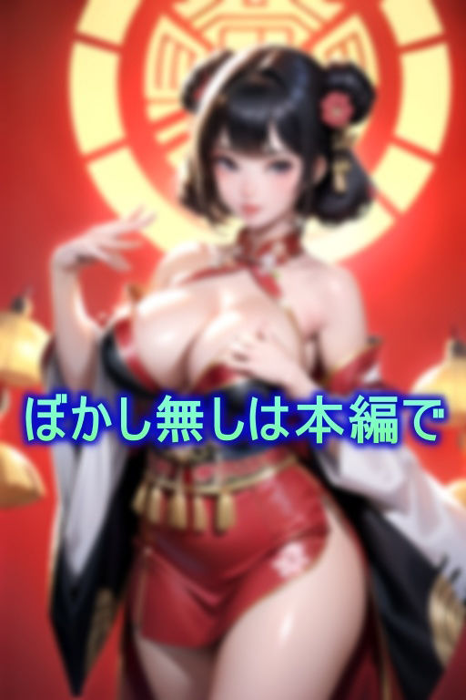 サンプル画像1:超乳チャイナ痴女が責めてくれるM性感(三打弩夢) [d_367701]