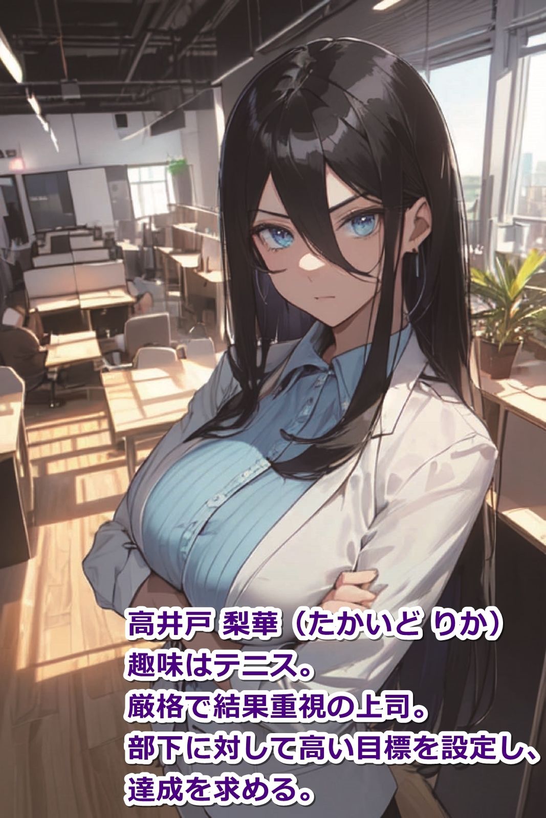 サンプル画像3:≪セリフ付き≫俺に厳しい会社の上司（♀）が、とっくに【即オチ2コマ】済みだということは誰も知らない…(くまとねこ屋) [d_367792]