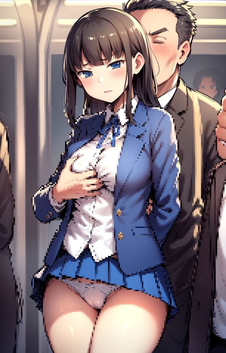 サンプル画像1:痴●地獄電車〜密室で悶える美少女たち〜(やらシコ) [d_367793]