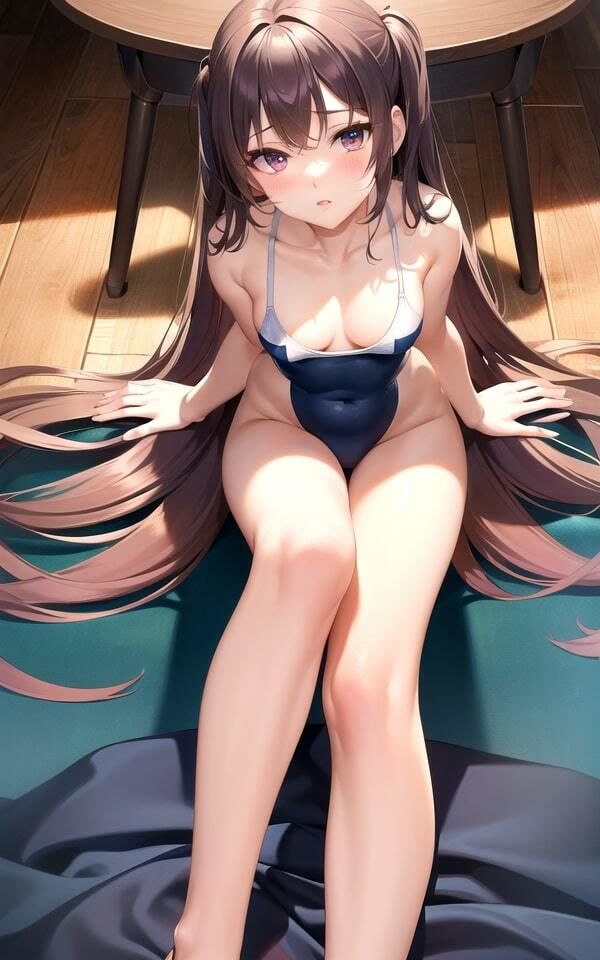 サンプル画像3:スク水女子 AI美女写真集3(AIkuma) [d_367865]