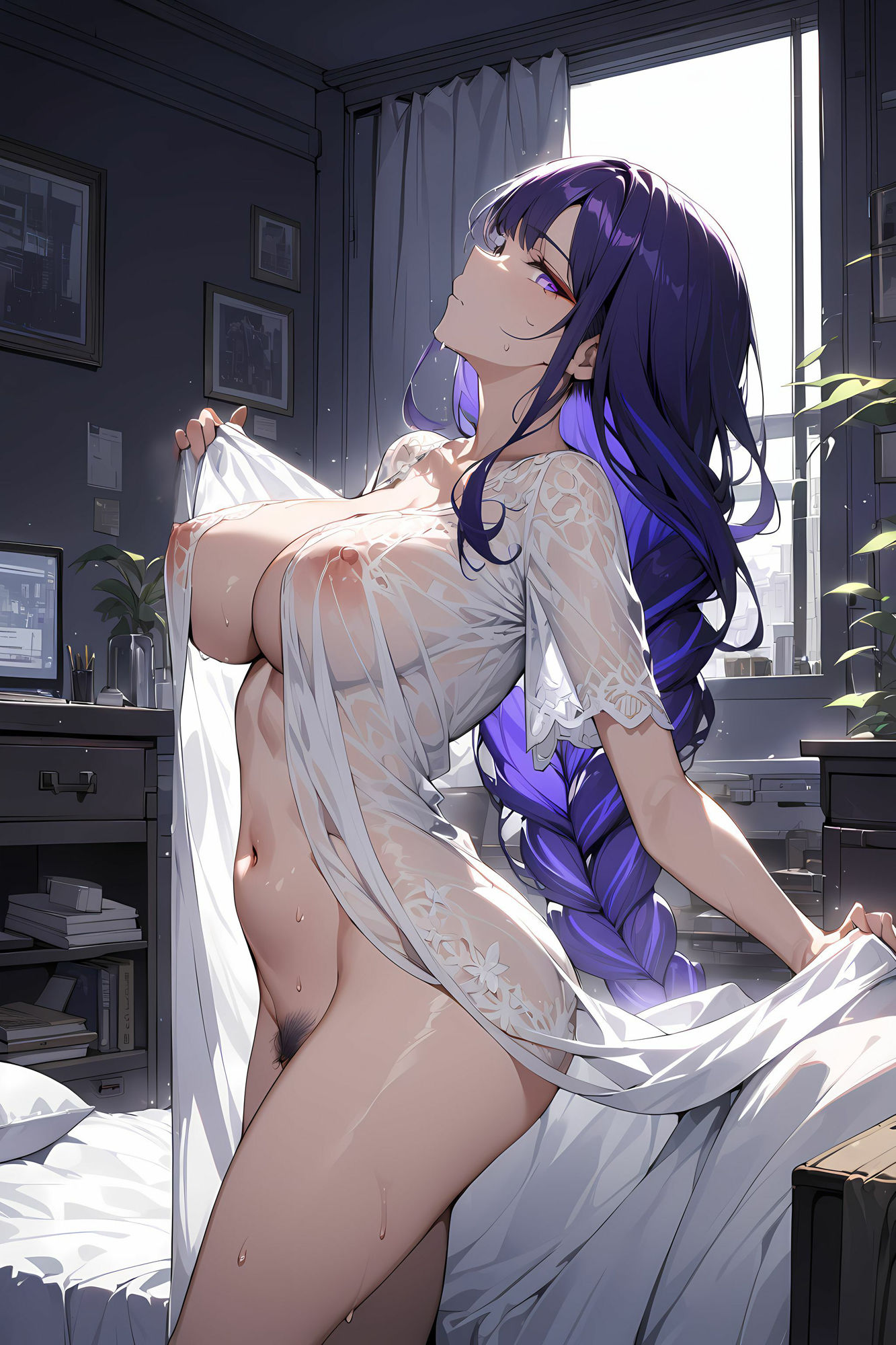 サンプル画像3:雷電将軍との一夜(alchy’s house) [d_367914]