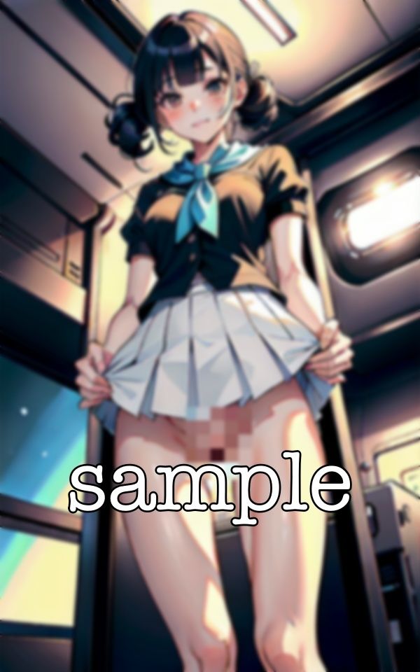 サンプル画像3:極上のファーストクラス！芸能人も御用達のCAさんパンチラサービス特集(瞬間サファイア出版) [d_367952]