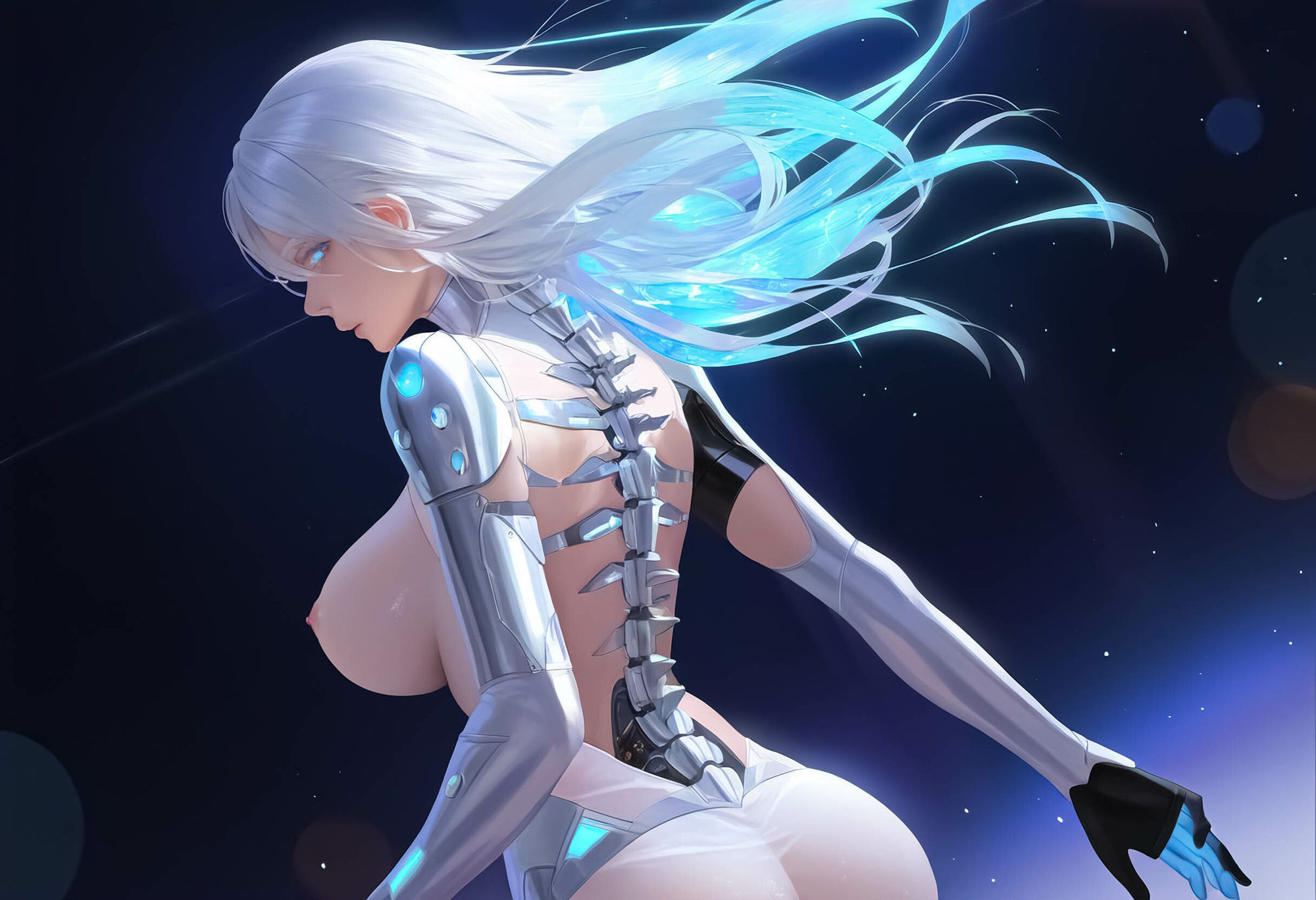 サンプル画像4:Humanoid / Cyborg CG COLLECTION ///002(凹) [d_367963]