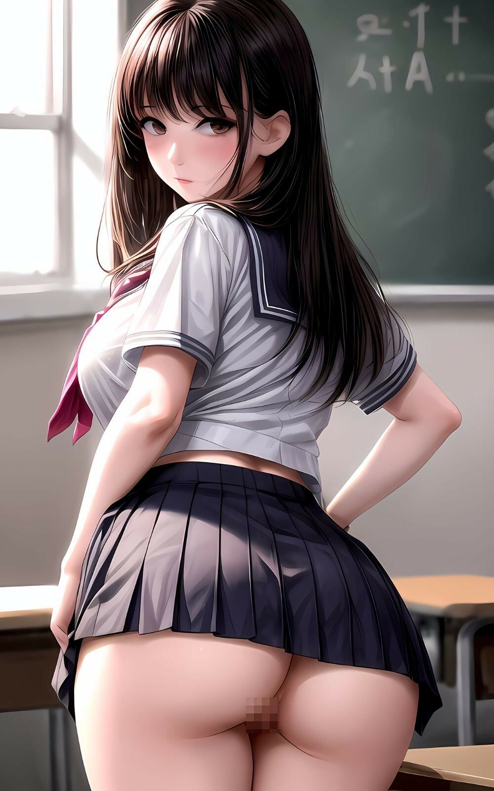 サンプル画像1:女子校生のアナル達【セミリアルイラスト集】(hassanH2) [d_368004]