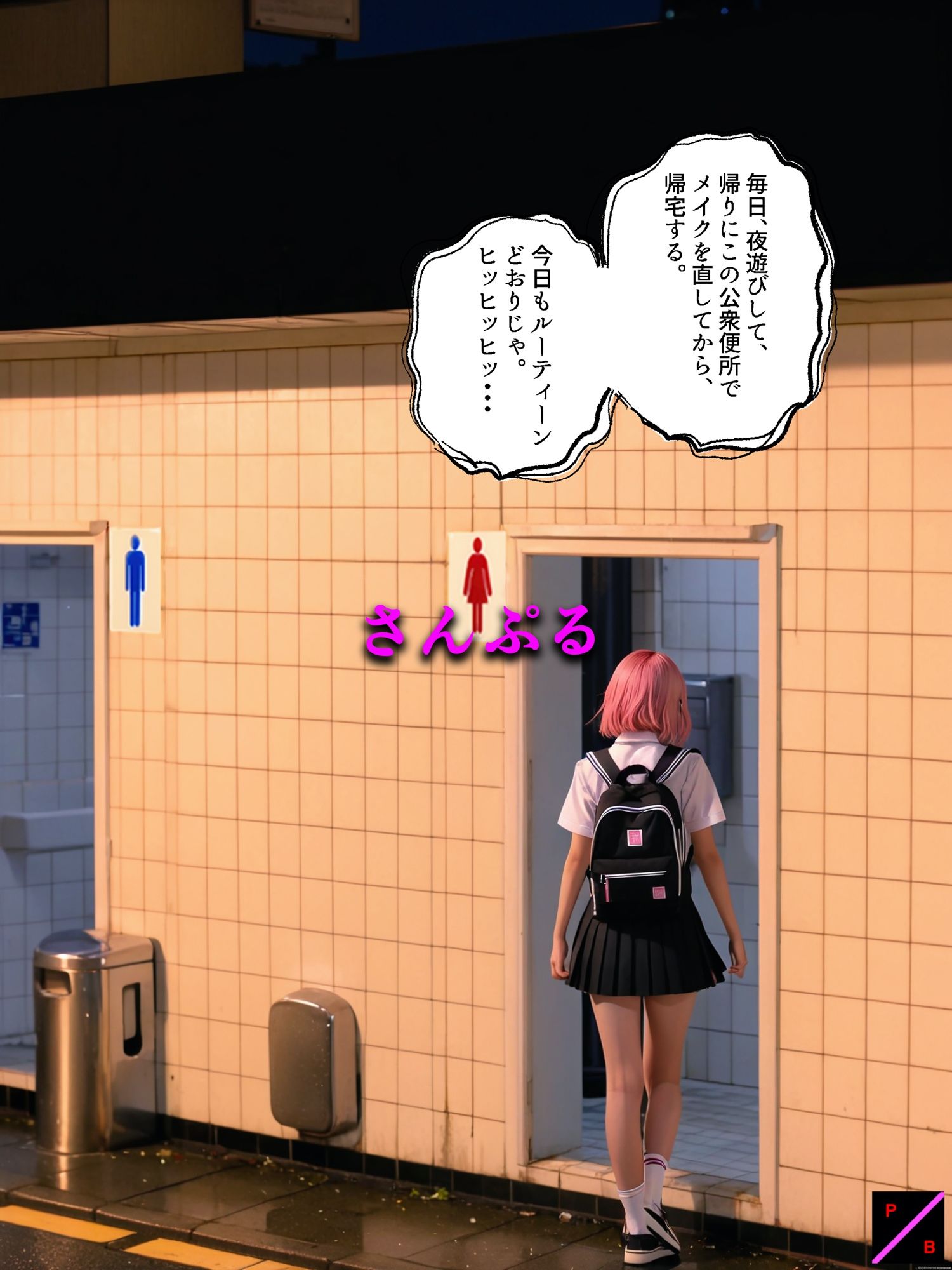 サンプル画像2:ビッチ女子校生 無情種付け(Pinky Black) [d_368010]