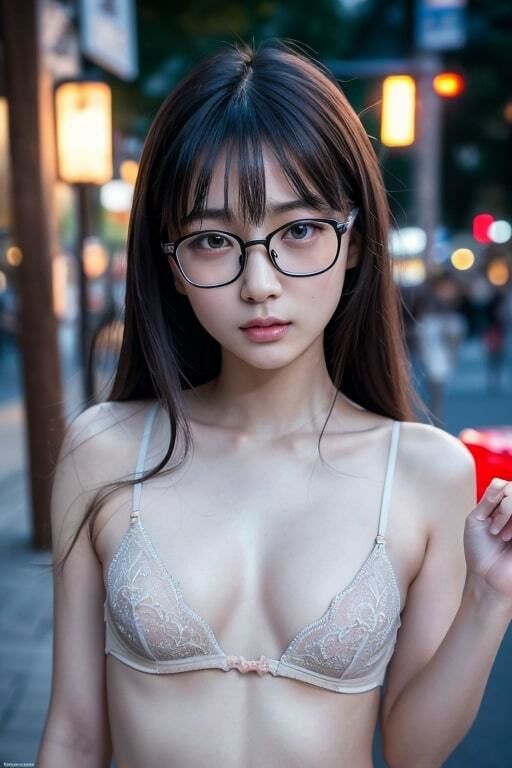 サンプル画像5:貧乳めがね娘エロちっぱい(ビショビショ美少女) [d_368031]