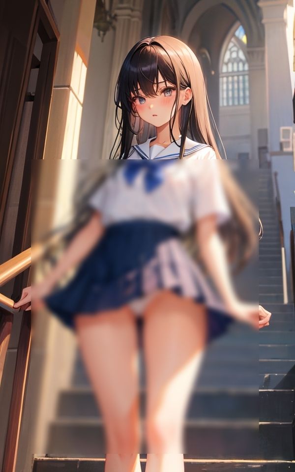 サンプル画像1:新生活は開放的 〜制服女子238人〜(スタジオ森の中) [d_368038]