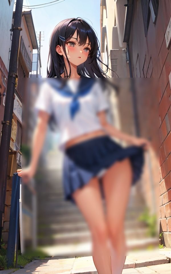 サンプル画像4:新生活は開放的 〜制服女子238人〜(スタジオ森の中) [d_368038]